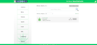 Medbox POS menu page